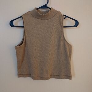Everlane Tan Crop Top